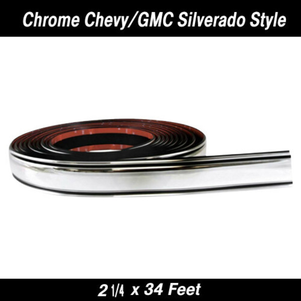 Cowles Products 2-1/4" CHROME SILVERADO MLDG X 34 PS33152